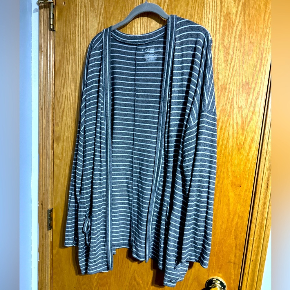 Soft gray blazer jacket 26/28 Lane Bryant